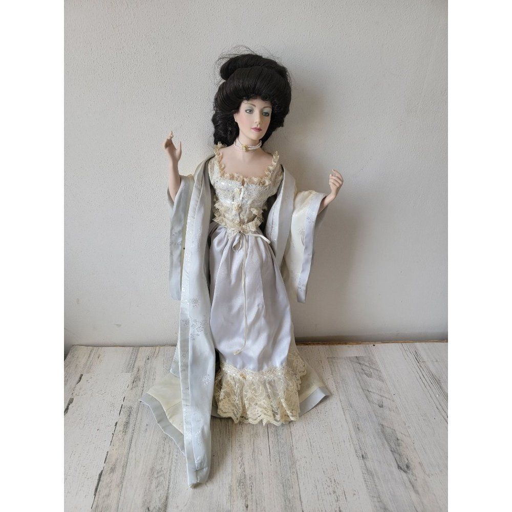 Franklin‎ heirloom boudier doll AS IS Gibson Girl porcelain collectible